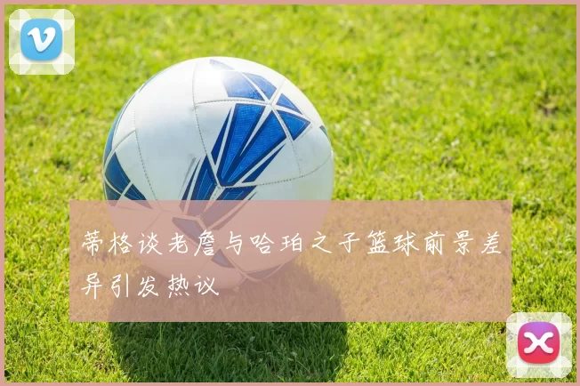 蒂格谈老詹与哈珀之子篮球前景差异引发热议